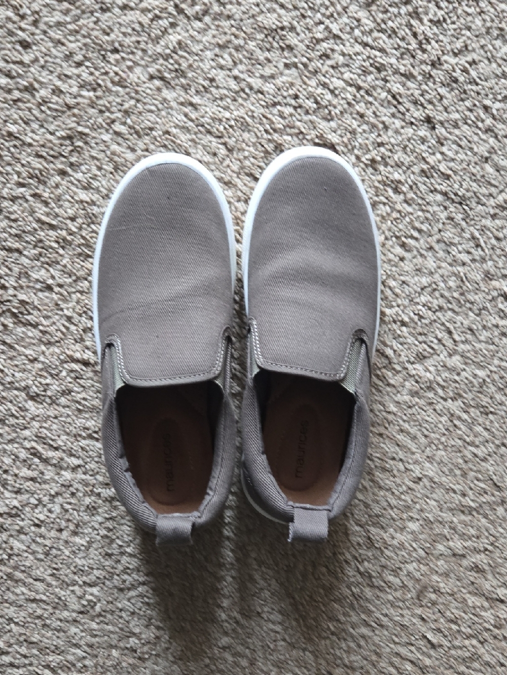Slip-On Canvas Shoes - dark green